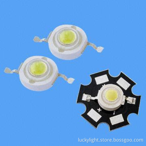1W RGB High-power LED, 350ma LED Uses Bridgelux Chip